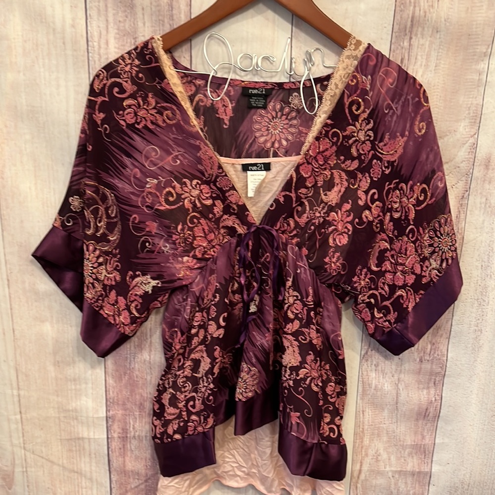Purple kimono Too - Picture 3 of 5
